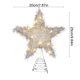 thumbnail image 3 of Estrella de árbol de Navidad de hierro dorada con luz | Decoración de cima de árbol | Diseño resistente y fácil de instalar, 3 of 6