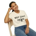 thumbnail image 7 of West Coast Swing Dancing Couple WCS Dancer Unisex Softstyle T-Shirt, 7 of 7