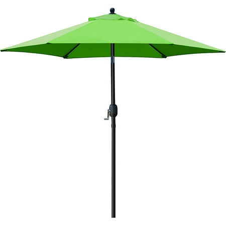 7.5' Patio Umbrella Outdoor Table Market Umbrella wit-Grass Green