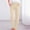 Beige, variant on BILIKEYU Women's Cotton Linen Solid Color Casual Wide Leg Long Pants, Womens Pants Trendy, Casual Pants for Women, Jogging Pants for Women