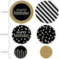 thumbnail image 2 of Big Dot of Happiness Adult Happy Birthday - Gold - Birthday Party Giant Circle Confetti - Party Decorations - Large Confetti 27 Count, 2 of 7