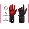 thumbnail image 2 of Electric Heated Glove Liners for Men Women Rechargeable Battery Heating Riding Ski Snowboarding, 2 of 6