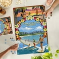 thumbnail image 3 of Lantern Press 1000 Piece Jigsaw Puzzle, Kauai, Hawaii, I Got Lei'd in Kauai, Montage Scene, 3 of 5
