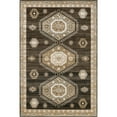 thumbnail image 7 of Taro Medallion Machine Washable Area Rug, 3' x 5', Taro Dark Brown, 7 of 7