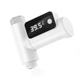 thumbnail image 3 of Termómetro de cabezal de ducha LED Bebé Agua Temperatura Medidor 1/2 pulgada Fahrenheit / Celsius Accesorio de calibre operado por batería ajustable, 3 of 7