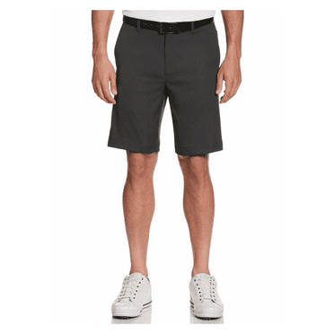 Callaway Men's Solid Cargo Short, Asphalt Gray, 100% Polyester, 34W