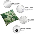 thumbnail image 6 of Fenyluxe St Patricks Day Pillow Covers,2Pcs Watercolor Lucky Green Clover Shamrock Throw Pillow Cover Cushion Case for Sofa Couch Home Farmhouse Decorations White, 6 of 7