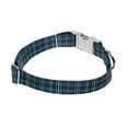 thumbnail image 4 of Country Brook Petz® Premium Navy Plaid Dog Collar, Small, 4 of 5