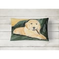 thumbnail image 2 of Carolines Treasures Golden Retriever Decorative Canvas Fabric Pillow 12H x16W multicolor, 2 of 3