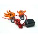 thumbnail image 5 of Faro Para Moto Rasen Decorativo Led Delantero O Trasero Tipo Mano            naranja, 5 of 6