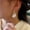 Soft pink shimmer ------ teardrop shape, variant on Soft pink shimmering pearl earrings, electroplated gold zircon ear cuffs, long earrings, versatile and elegant earrings.