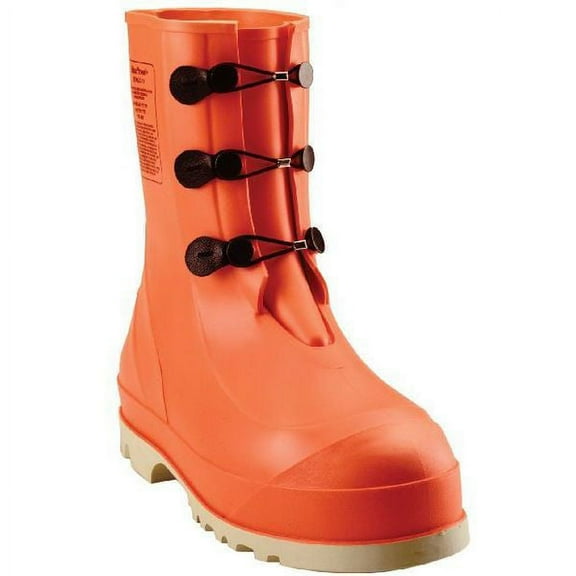 Tingley Size 8 Steel Toe Mid-Calf Boots, Men's, Orange, 82330