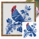 thumbnail image 1 of Kit Punto Cruz Con Pájaro Hilo Algodón Ecológico Bordado 11CT 40x40cm, 1 of 9