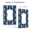 thumbnail image 3 of KLL Seahorses And Plants Pattern Electrical Outlet Covers, 3" x 5" 1 Pack Electric Receptacle Plug Covers for Decorator Receptacle Outlet & Switch-Style U, 3 of 6