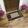 thumbnail image 2 of J&V TEXTILES Original Durable Rubber Door Mat, 18x28, Heavy Duty Doormat, Indoor Outdoor, Waterproof, Easy Clean, Low-Profile Mats for Entry, Garage, Patio Italy Bronze, 2 of 2