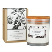 Aronica Pure Candle 7.05oz - Raspberry Scented Soy Wax Candle