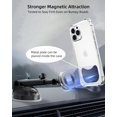 thumbnail image 4 of ABDFHE-Metal Plate for Phone Magnet, Universal Steel Plate with 3M Adhesive Backing for Car Magnetic Mount Cell Phone Holder, Replacement Mounting Disc Stick On Case Back 4 Pack Black Rectangle & Rou, 4 of 4