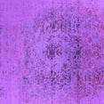 thumbnail image 1 of Ahgly Company Indoor Square Oriental Purple Industrial Area Rugs, 7' Square, 1 of 4