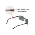 thumbnail image 2 of Walleva Fire Red Polarized Replacement Lenses for Ray-Ban RB3498 61mm Sunglasses, 2 of 5