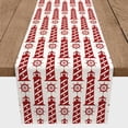 thumbnail image 3 of Creative Products Red White Lighthouse And Wheels 16x90 Poly Twill Table Runner, 3 of 3