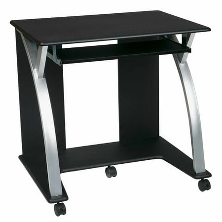 Saturn Computer Desk Black Walmart Com