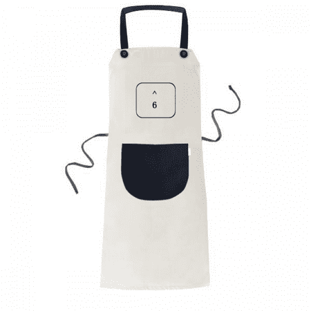 

Keyboard Symbol 6 Apron Adjustable Bib Cotton Linen BBQ Kitchen Pocket Pinafore