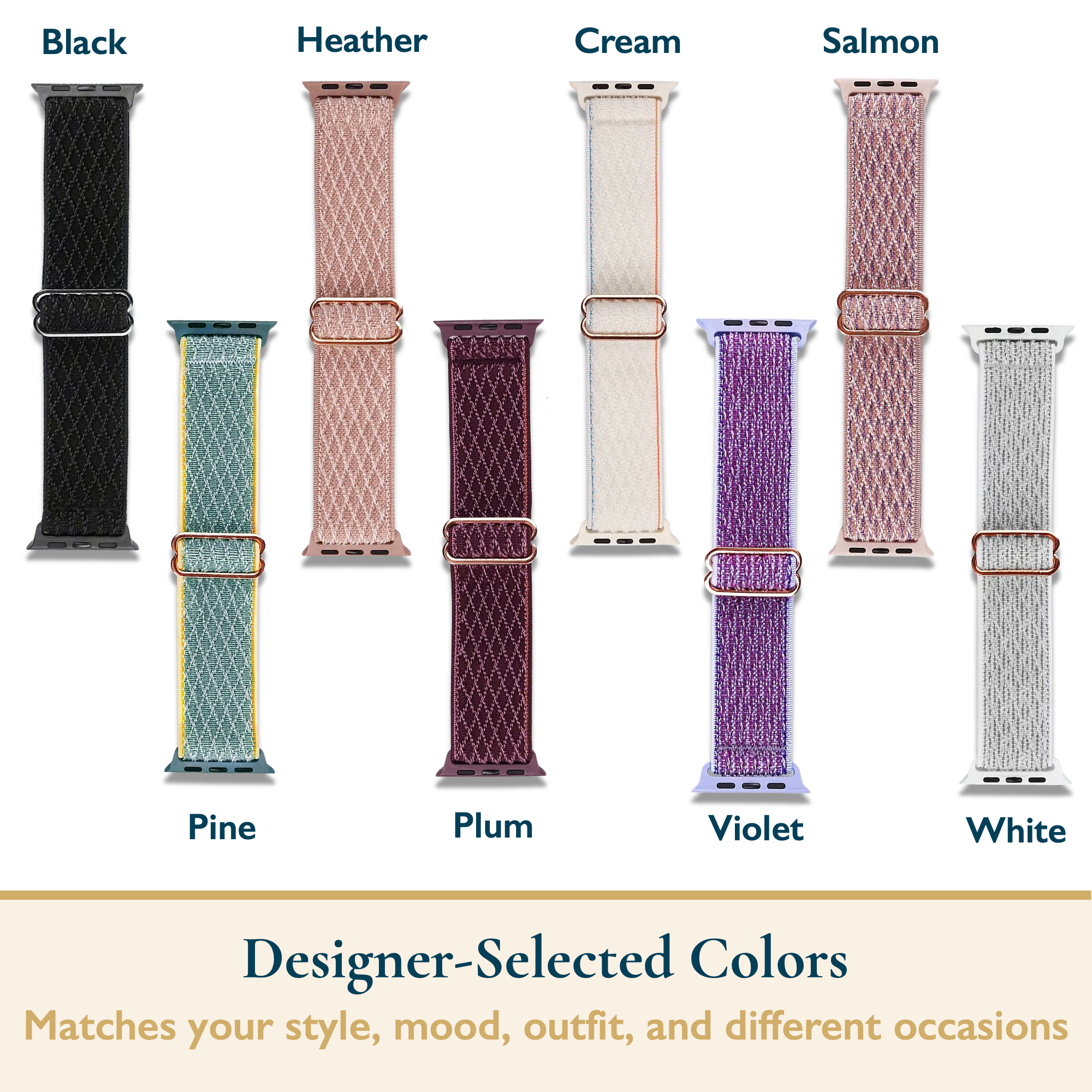 ComfiTime Nylon Apple Watch Band Stretchy Solo Loop photo 6