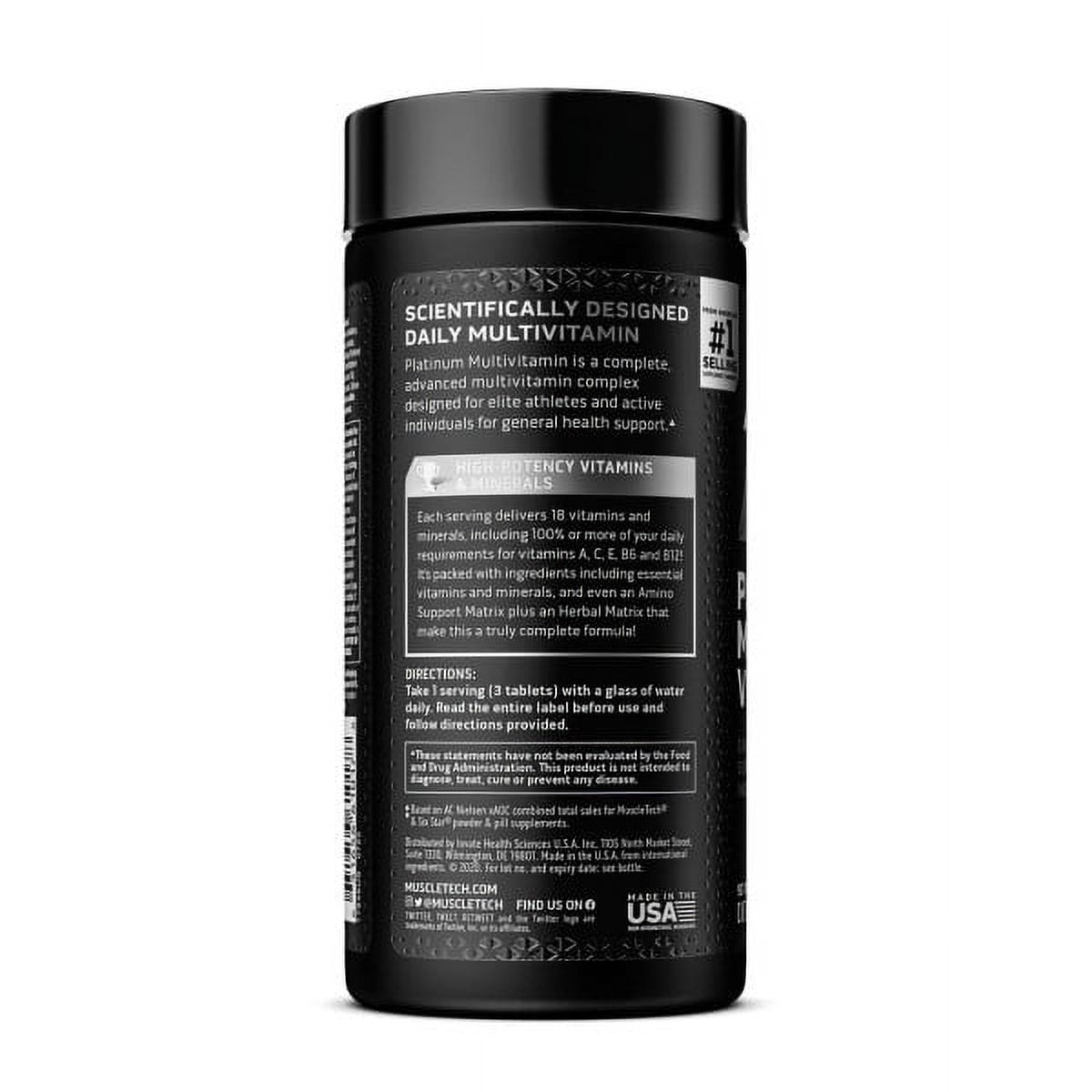 Muscletech Platinum Multi Vitamin, For Men & Women, 90ct