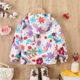 thumbnail image 6 of kamemir Jacket for Girls Toddler Girls Hooded Waterproof Windproof Raincoat Jacket(Hot Pink,3-4 Years), 6 of 6