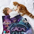 thumbnail image 2 of Gacha Life Blanket for Boys Girls Lightweight Kids Throw Blanket Cute Soft Blankets Flannel Plush Blankets Gifts 50x60in, 2 of 7
