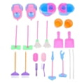 thumbnail image 1 of 2 sets 18pcs niños colector de polvo juguetes herramienta de limpieza juguete juguetes de limpiador, 1 of 5