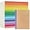 16 colors X3, variant on 48 Pack Composition Notebooks Bulk, Kraft Cover Lined Blank College Ruled Composition Travel Journals with Rainbow Spines For Women Students Business, 60 Pages, 8.3”x 5.5”, A5, 8 Colors