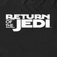 thumbnail image 2 of Men's Star Wars: Return of the Jedi Return of the Jedi Black and White Logo Graphic Tee Black 2X Large, 2 of 5