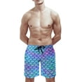 thumbnail image 3 of Men's Summer Quick Dry Swim Trunks Mermaid Beach Board Shorts Bathing Suits, 3 of 6