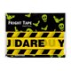 thumbnail image 1 of Cateissary Decoración de Halloween, línea de advertencia, pegatina autoadhesiva, banda de letras, cinturón protector, cinturones de aislamiento Kits de decoración para fiestas amarillo negro, 1 of 6