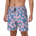 thumbnail image 2 of Balery Orchids Flowers Mens Swim Trunks Swim Shorts for Men Quick Dry Inseam Beach Shorts with Compression Liner Pocket-XX-Large, 2 of 9