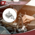 thumbnail image 2 of Enfriador de aceite de motor Unique Bargains para Nissan Rogue 2015-2016 2.5L L4, enfriador de aceite de transmisión con 2 juntas tóricas No.213053TA0B de aleación de aluminio, 2 of 6