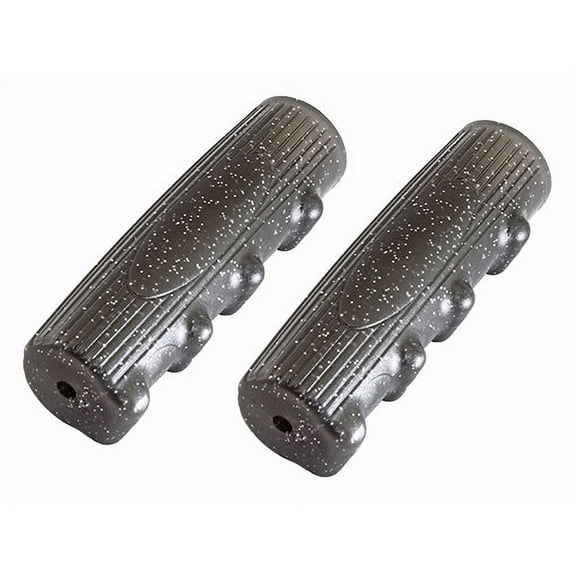 Lowrider Bicycle Bike Grips KRATON Rubber 0214 Sparkle Black. Bike Part, Bicycle Part, Bike Accessory, Bicycle Accessory