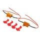 thumbnail image 1 of 2 piezas para coches 25 W 10 ohmios Resistencia de carga Indicador de señal de Parpadeo fijo Flash Yotijar Resistencia de carga ligera 25W 25Ohm, 1 of 8