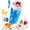 Blue, variant on 500ML Slushie Cup, DIY Magic Slushy Maker Cup, Cool Stuff Things Gadgets for Juices Milk Yogurt Ice Cream Make, Quick Frozen Slushy Cups with Lids & Straw for Boys Girls Teens Kids, Blue