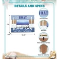 thumbnail image 2 of CoTa Global Atlantic Loving’ Life Beach 6x4 Frame - Wooden Photo Frame for Summer Vacation Memory, Handmade Tropical Sand Nautical Picture Frame for Tabletop Ocean Decor - 10.25 Inches, 2 of 7