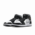 thumbnail image 1 of Men’s Size 9 N I-K-E A i r-Jor-dan 1 SE Mid Black White Metallic Silver HV0789-010, 1 of 6