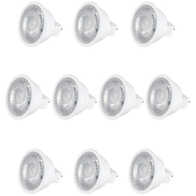 Pack 10 Focos Aksi MR16 Led 3w Luz Calida Base Gu5.3