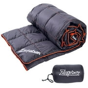 ZEFABAK Down Blanket for Camping Indoor Outdoor by Puffy 600 Fill Power Duck Down(17.6 OZ) Cloudlet Blanket or Sleeping Bag Re