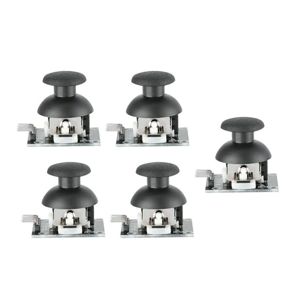 Módulo de Joystick de doble eje de 5 uds para controlador de juego PS2, Sensor de palanca de Control para Arduino