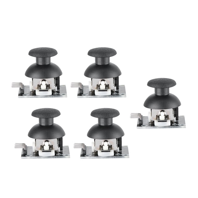 Módulo de joystick de doble eje de 5 piezas para controlador de juegos PS2, sensor de palanca de control para Arduino