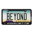 thumbnail image 2 of iPick Image for Chevrolet Corvette C8 Black Real 3K Carbon Fiber Glossy Finish License Plate Frame, Official Licensed, 2 of 6