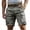 Gray, variant on Timoontee Men's Hiking Shorts Mid Thigh Fit Adjustable Waist Multiple Storage Pockets Breathable Fabric Perfect For Gym Training Blue L
