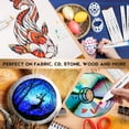 thumbnail image 2 of Caliart Dual Tip Art Markers - 168 Colors, Permanent Alcohol Based, Ideal for Kids, Teens, Toddlers & Adults - Easter Basket Stuffers & Gift Drawing, 2 of 7