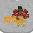 thumbnail image 4 of Inktastic Gobble Til' You Wobble Boys or Girls Baby Bib, 4 of 4